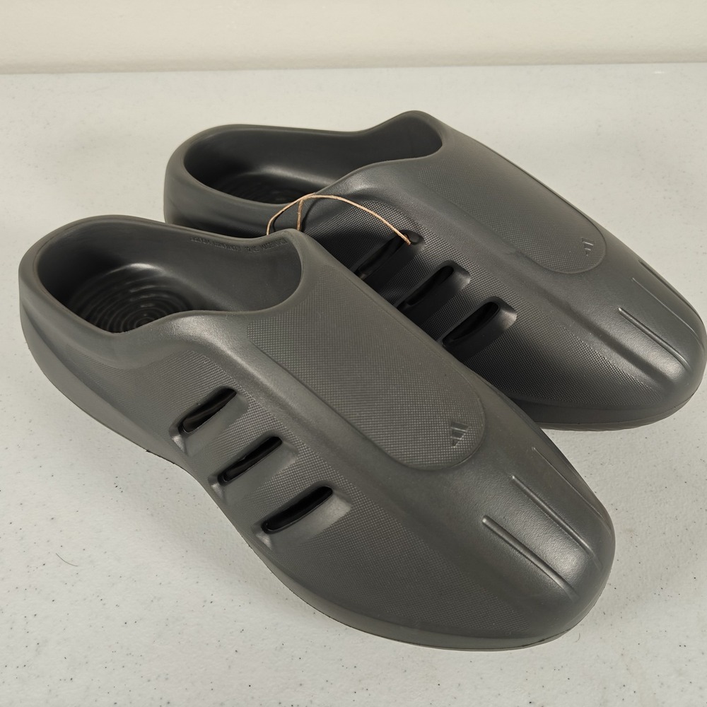 Adidas Adifom Iiinfinity Men's Mule Clogs Grey Slip On Shoes Size 12 JI0402